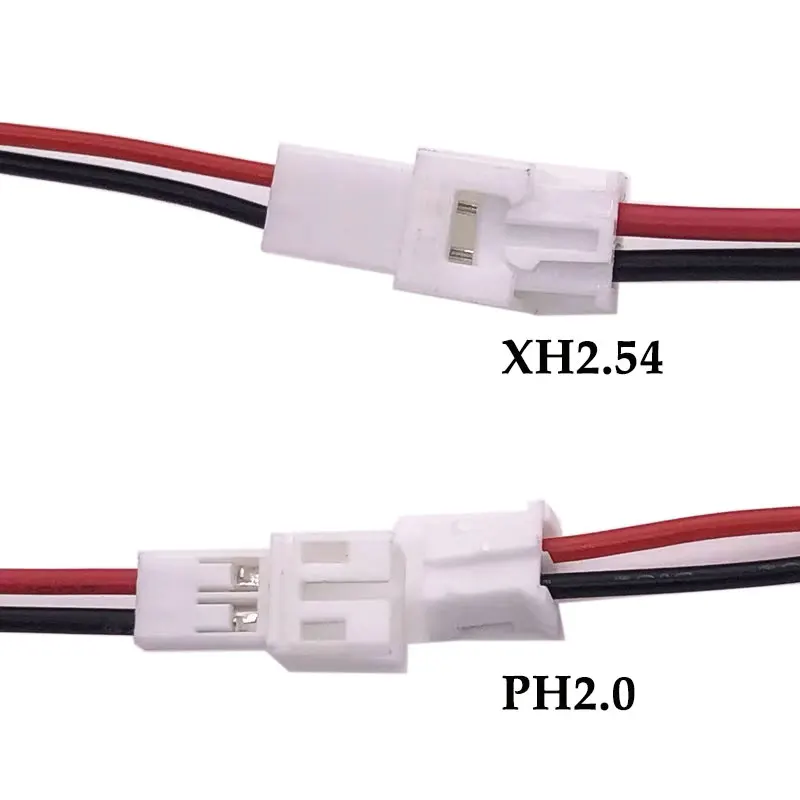 USB To DC Cable JCD USB Male And Female Head to XH2.54-2P Terminal Wire 2-Core Power Supply Cable USB Socket to PH2.0 Terminal Adapter Cable