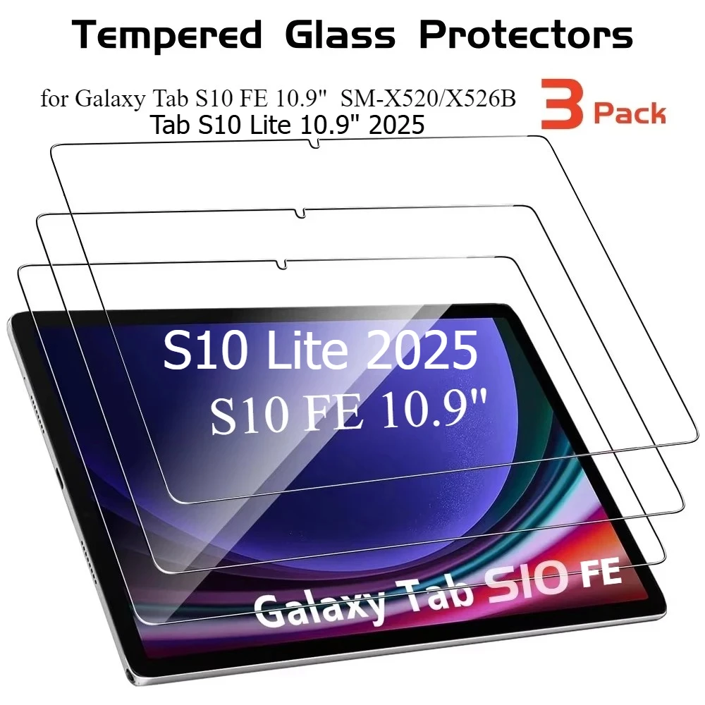 3 Pack Tempered Glass Screen Protector - Anti-Scratch Film
