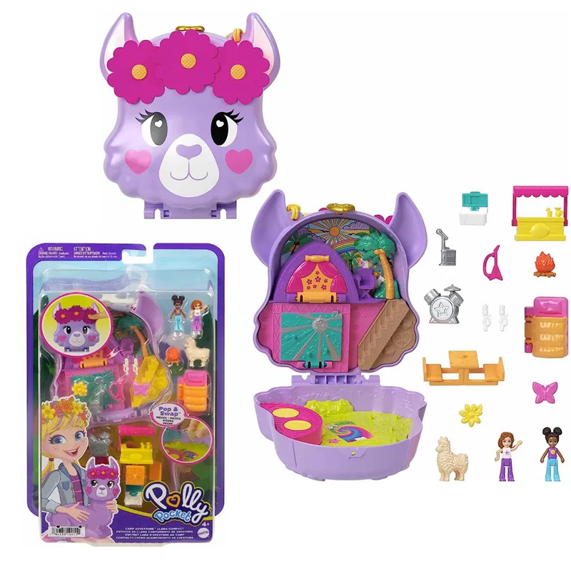 Original Polly Pocket Unicorn Surprise Polly Pocket Toys Box with  Accessories Princess Party Girls Toy GKL24 - AliExpress