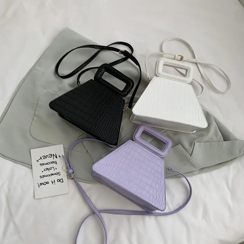 Women Bag 2020 New PU Flap Fashion Alligator Hasp High capacity