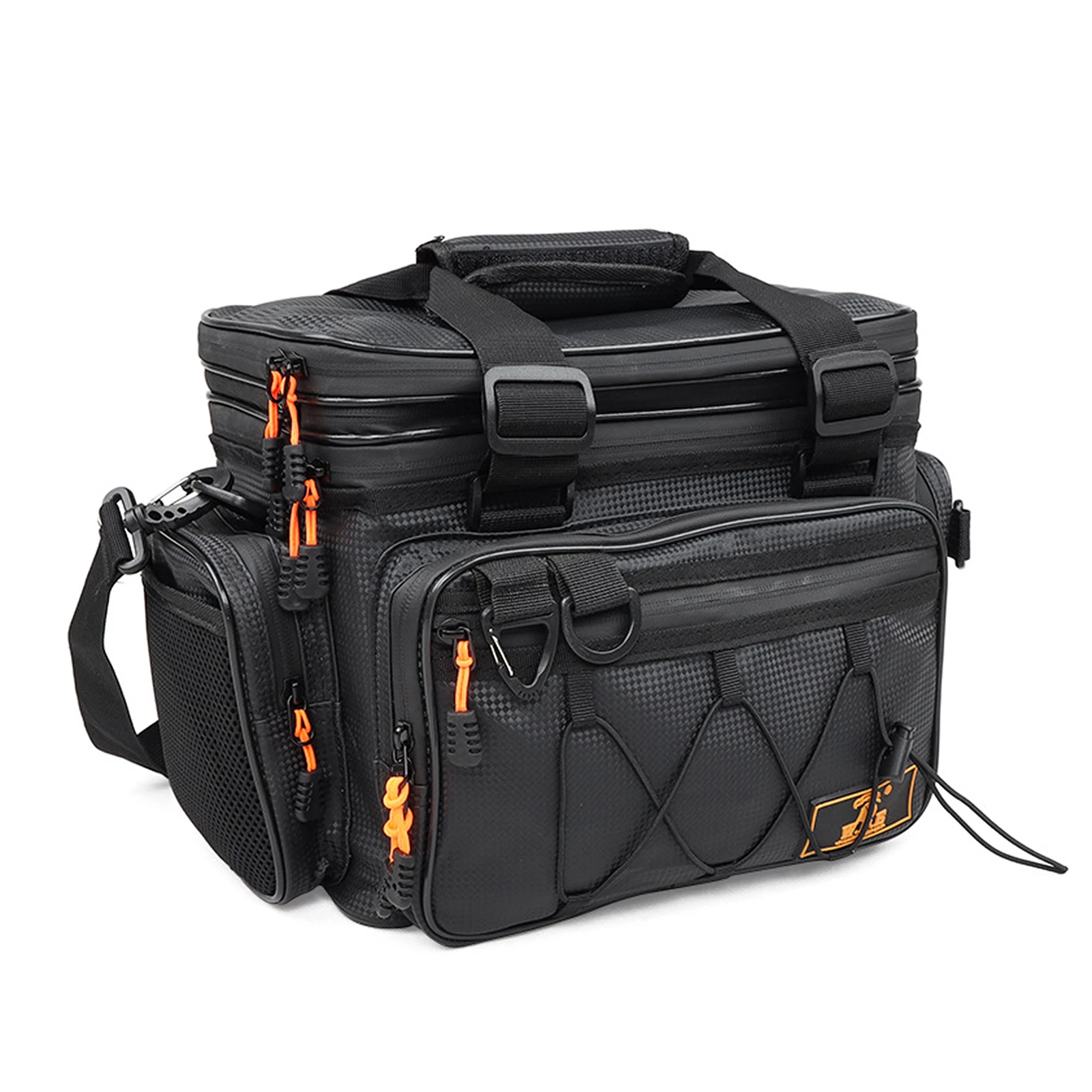 

Anti-slip Fishing Tackle Bags 600D Nylon Wear Resistant Fishing Gear Storage Bag Sling Shoulder Bag Hunting Bag