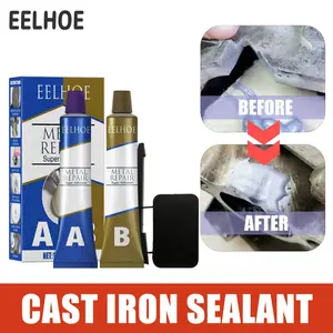 AB Super Metal Repair Glue Casting Iron Caulk High Strength Repairing  Adhesive Heat Resistance Cold Weld Industrial Sealer Agent