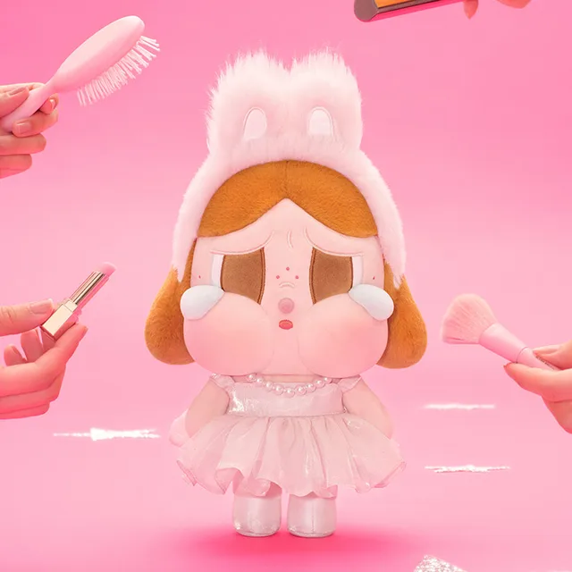 キーホルダー・アクリルキーホルダー CRYBABY SHINY Plush Doll Black CRYBABY, Pop Mart, CRYBABY MOLLY | Shiny Shiny ( Plush
