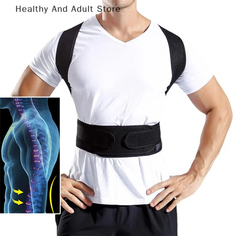 Posture Corrector for Men and Women Back Posture Brace Clavicle Support Stop Slouching and Hunching Adjustable Back Trainer - Image 4