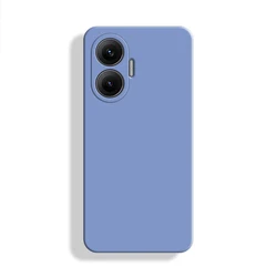 Ultra-Slim Liquid Silicone Shockproof Bumper Case for Poco F7 (LavenderGrey)