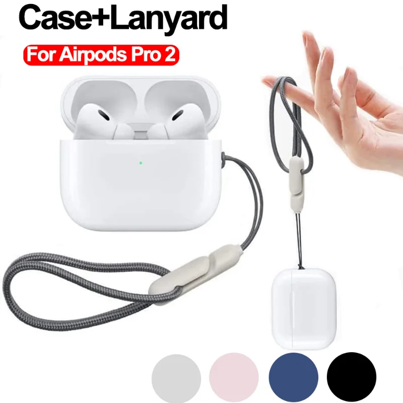 AirPods Pro Case Cover with Lanyard, Luxury AirPod Pro Cover Compatible  Apple AirPods Pro Charging C…See more AirPods Pro Case Cover with Lanyard