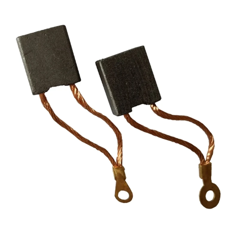 2Pc 21x18x7mm Carbon Brush for Electric Motor Power Tool Replacement Repair Part