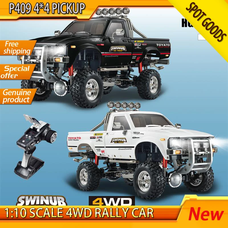 STOCK US d'occasion HG 1/10 RC Pickup modèle 4*4 Rally