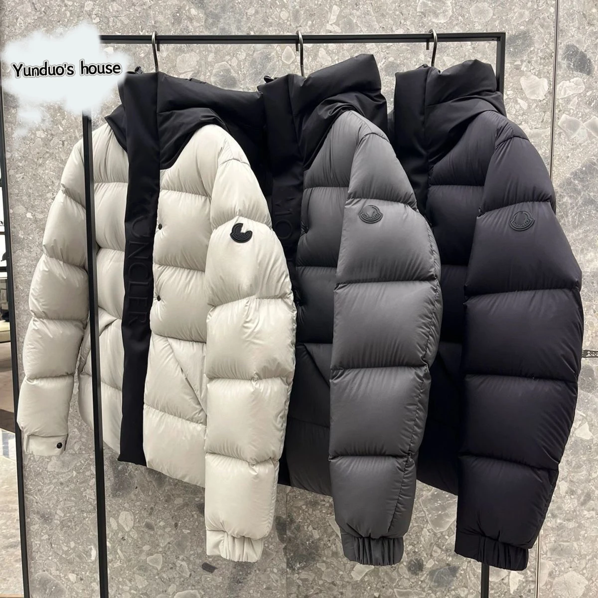 

Winter New Mengmeng Fashion Popular Down Coat White Duck Down Waterproof and Cold Resistant Men Women Thickened Jacket for men