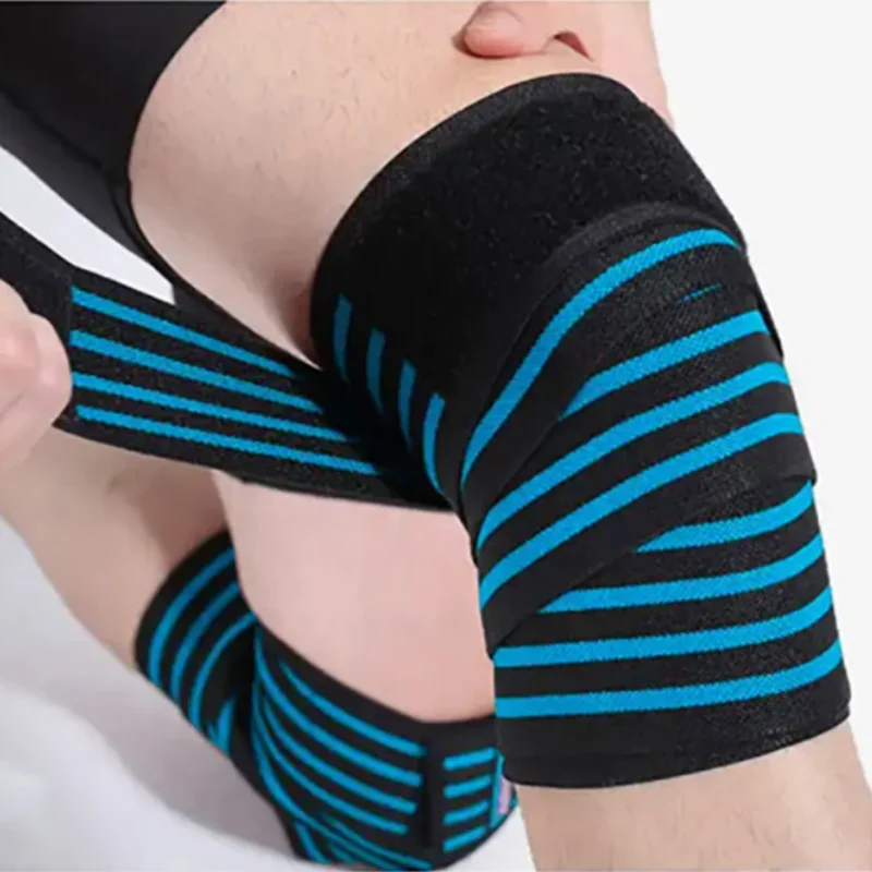Knee Pad Bandage Compression Braces Wraps Straps For Gym Workout 1PC 180cm