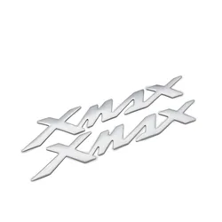 Premium Motorcycle 3D Emblem Sticker Set: Fender, Fuel Tank, and Logo Badge Decals (Matt Silver)