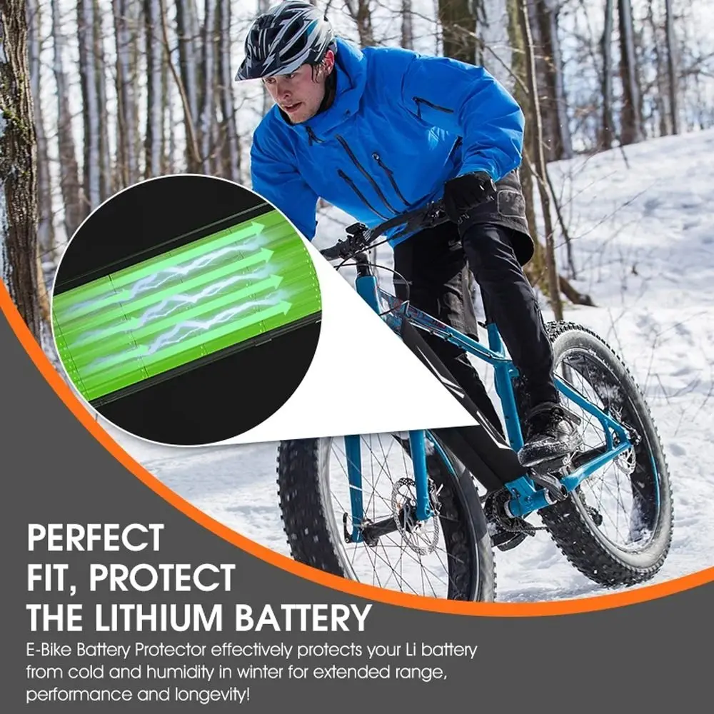 

Cycling Reflective Dustproof Cover Ebike Battery Cover Battery Case Electric Bicycle Battery Cover Frame Protective Cover