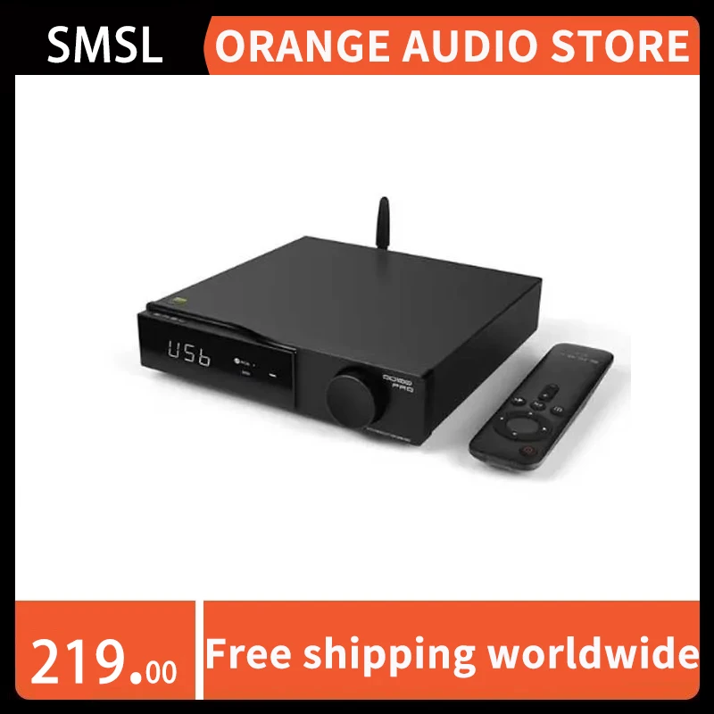 

ЦАП SMSL DO100 Pro с поддержкой Bluetooth 5,1, DSD512, OPA1612