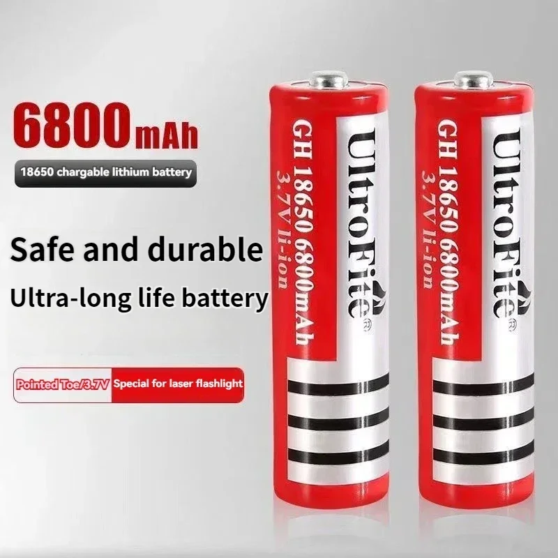

Original 18650 batterie 3,7V 6800mAh wiederaufladbare liion batterie für Led taschenlampe batery litio batterie free shipping