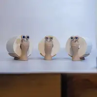 High-end Kawaii Snail Paper Towel Holder 3D Printed Tissue Paper Storage Stand Cute Home Bathroom Decor 1