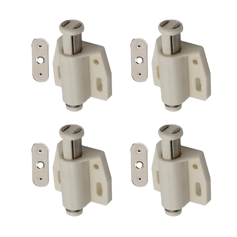 Door Catch with Strong Magnet Perfect for Kitchen & Bathroom Cabinets