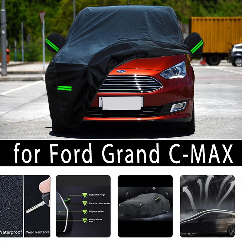 

For FORD Grand C-MAX Protection Full Car Covers Snow Cover Sunshade Waterproof Dustproof Exterior Car accessories