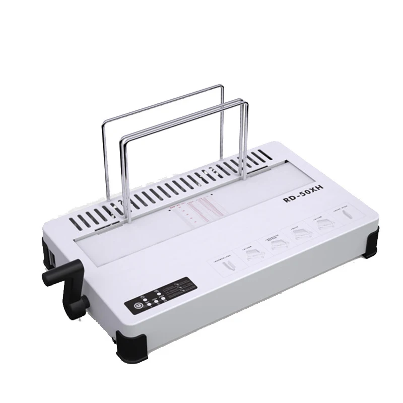 Máquina de Encadernação Cola Desktop Hot Melt Binder Térmica Documentos do Contrato Livro Envelopes 100w Rd50x - Imagem 4
