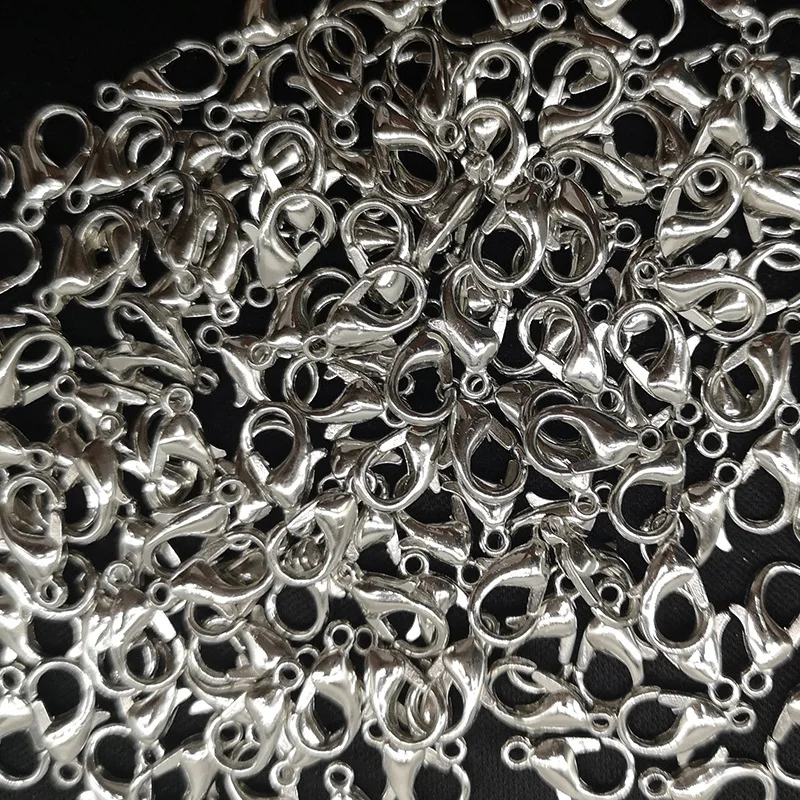 150pcs/box Silver Lobster Clasps And Open Rings Bracelets Necklaces Connector DIY Jewelry Making Accessories Supplies Kit