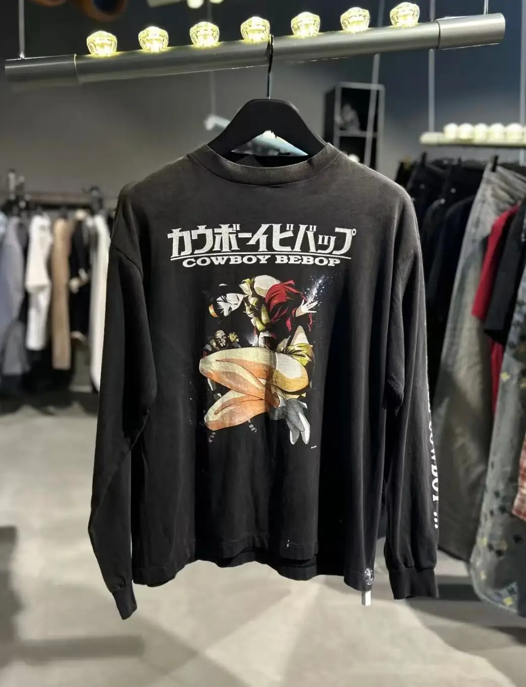 Washed 25ss LS TEE/LOVE Saint Colorful Logo Long Sleeve T