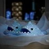 Summer Women's Fluorescence Shark Slippers Men Luminescent Thick-soled Slides Non-slip Flip Flops Couple Flat Shoes EVA Sandals 3