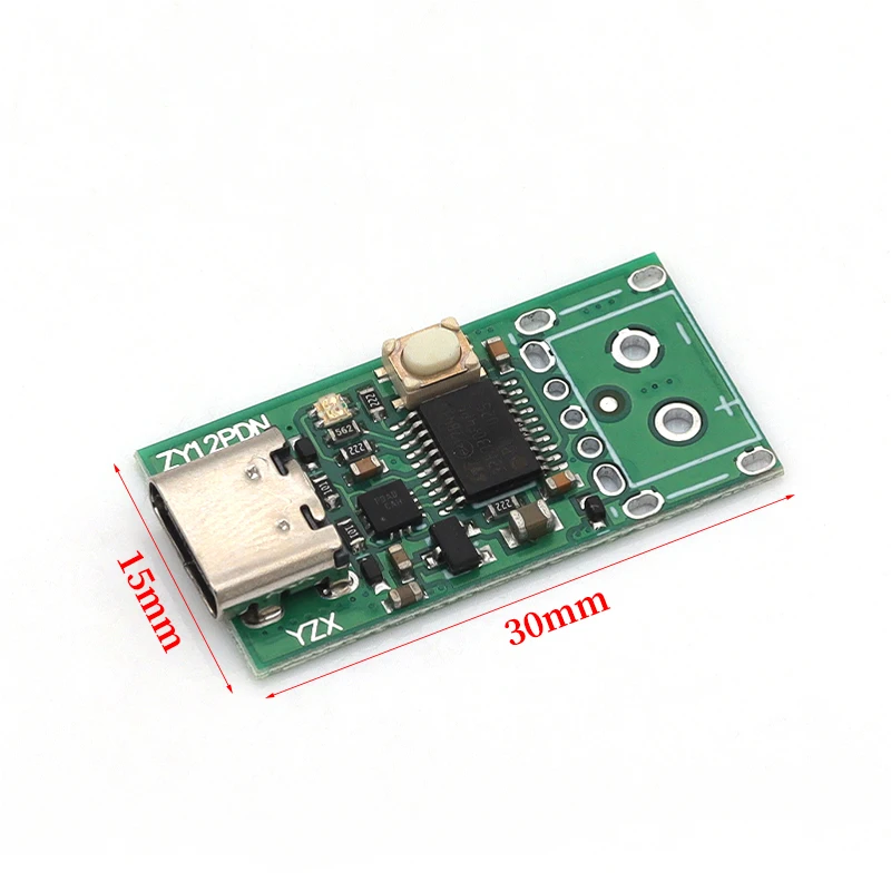 1/5/10PCS ZY12PDN Type-C USB-C PD2.0 3.0-DC 고속 충전 충전 트리거 폴링 감지기 노트북 전원 공급 장치 변경 보드