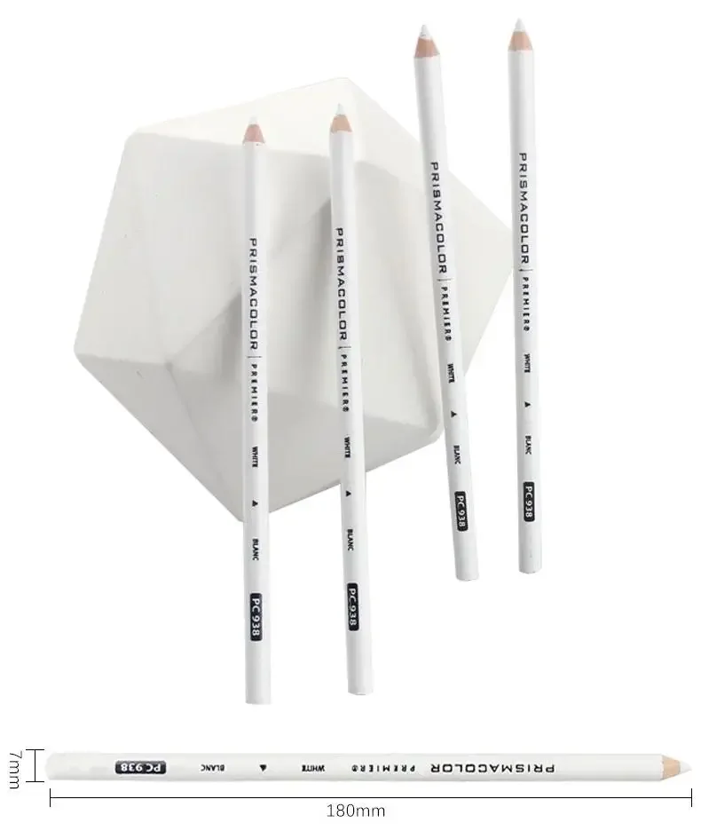 5pc PRISMACOLOR Premier Soft Core Buntstift Kunst Professionelle Schwarz Weiß PC935 PC938 Malerei Zeichnung Farbstift Liefert – Detail 5