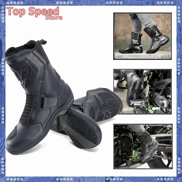 New Motorcycle Boots Men Breathable Botas Moto Boots Hombre Motorcycle  Shoes Motorbike Biker Riding Boots Touring Ankle Shoes - AliExpress