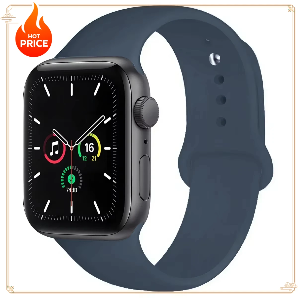 Premium Silicone Strap for Smartwatch - Versatile and Durable Design