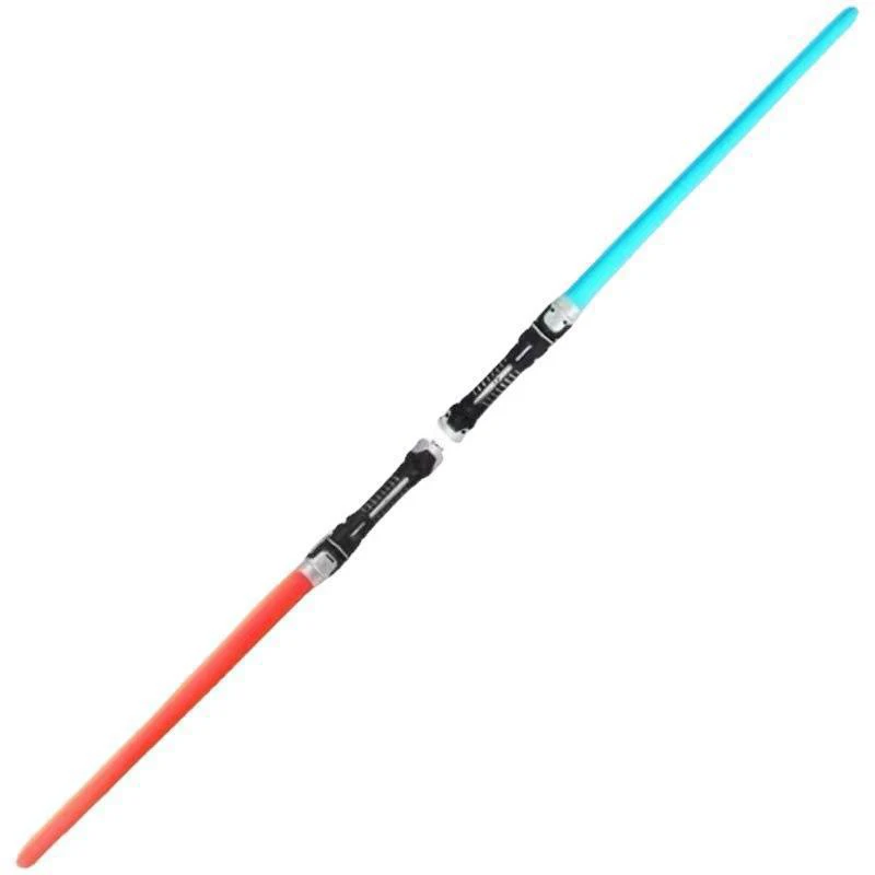 Glowing Sword Toys Laser Sword Lightsaber Double Saber Telescopic Music Cosplay Flashing Children Toy