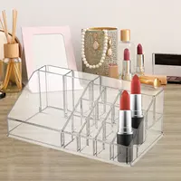 Make Up Organizer 16 Space Decoration for Dresser Countertop Storage Stand Lipstick Holder Lip Gloss Holder Organizer 2