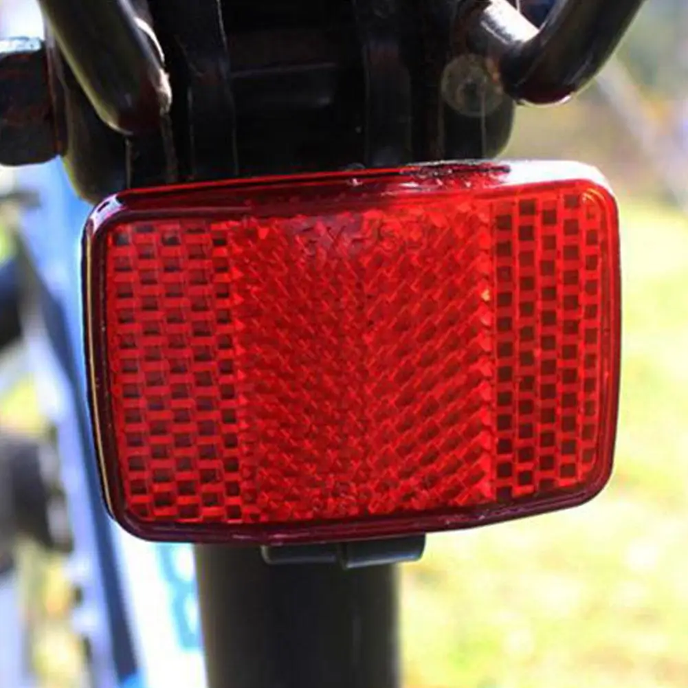 NEUE Vorne und Hinten Fahrrad Reflektor Set Rot Weiß Befestigungen Montage Halterung Warnung Licht Sicherheit Objektiv Fahrrad Zubehör – Detail 9