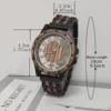 Men's Wood Quartz Watch Personalised Fashion Transparent Hollow Watch Timepieces Wooden Wrist Watches For Men Dropshipping 6