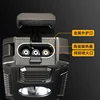 2024 Multifunctional Three-jet Flame Direct Injection Cigar Lighter with Built-in V-shaped Cigar Cutter Portable Five-in-one 4