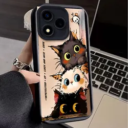 Shockproof Cat Print Silicone Protective Case - Flexible Cover for HONOR 400 Pro (HFTYJTMAO001)