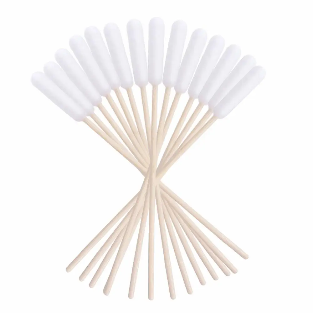 Dog Cotton Buds 50 Pcs Pet Ear Cleaning Cotton Swabs Long Multipurpose Sticks With Wood Handle For Cat Dog Removing Ear Wax