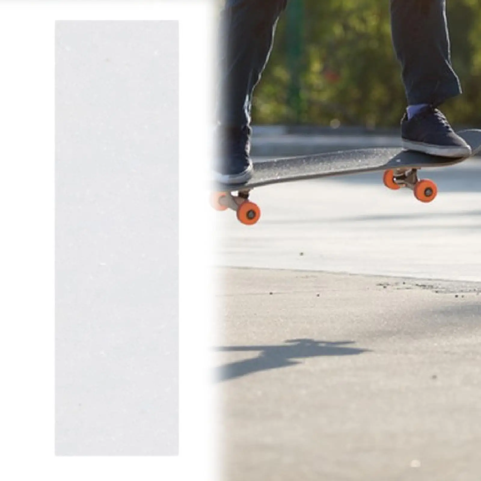Skateboard Grip Tape Waterproof Transparent Anti Slip Longboard Sandpaper