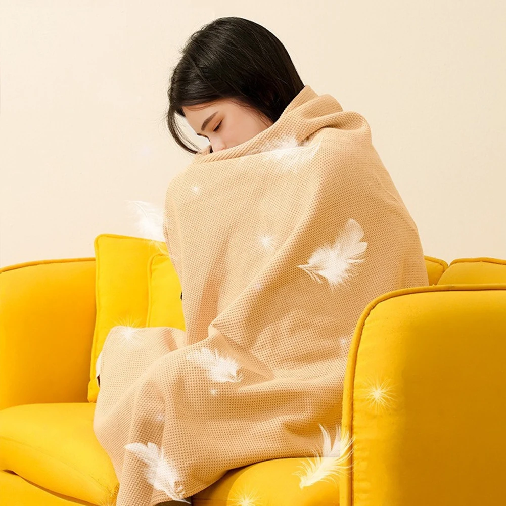 Description Picture 6 of itemWearable USB Electric Heated Blanket 3 Heating Levels USB Heated Blanket Shawl Portable Body Warmer Blanket