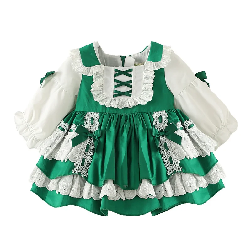 Autumn New Children Lolita Dress Sweet Foreign Style Lolita Dress Children's Fluffy Princess