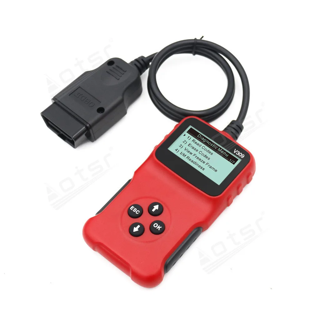 Componenti per la manutenzione dei motori generali per strumento diagnostico per auto V309 Versione nazionale/foregin Analisi dei guasti OBD,elm327 - Image 4