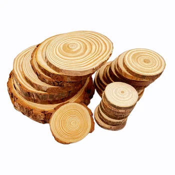 Natural Pine Wood Slices 1