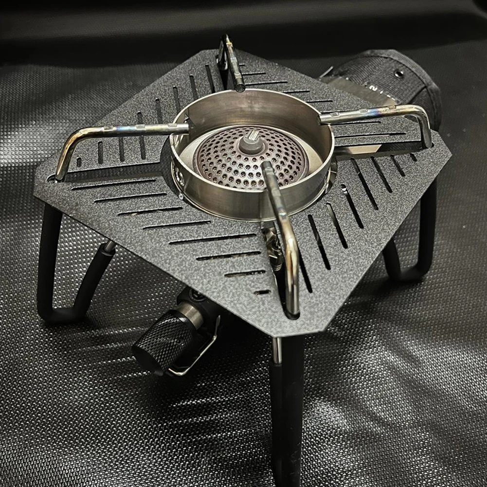 Grill Hot Plate Aluminum Alloy Camping Burner Heat Shield Lightweight BBQ Heat Shield Portable for Soto 310 Stove