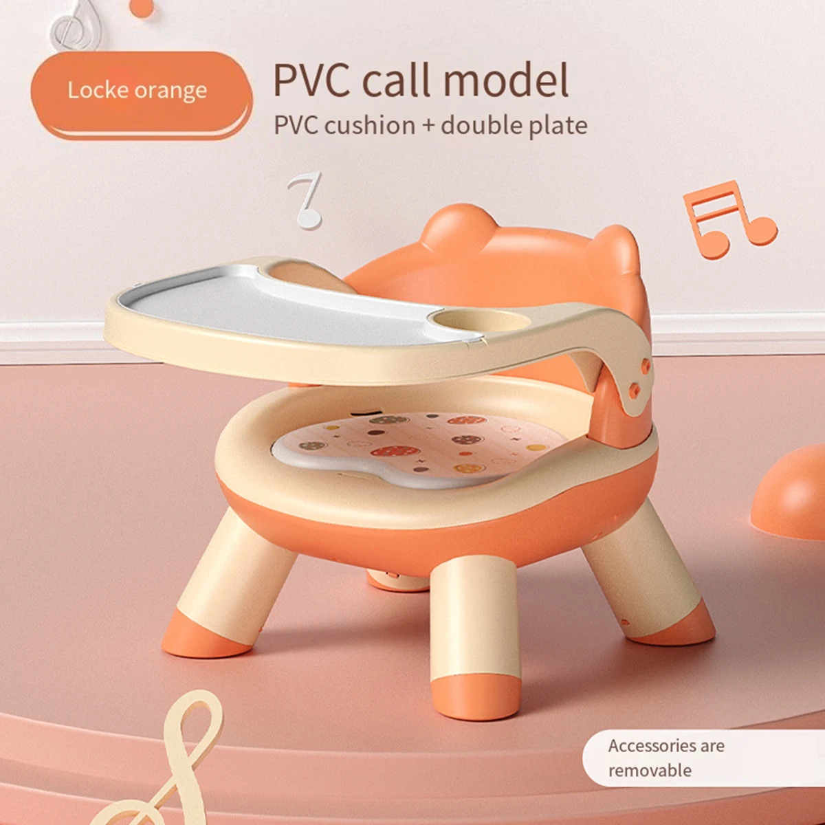 1PC Baby dining table chair One-year-old baby called chair bench stool Child back bench seat dining