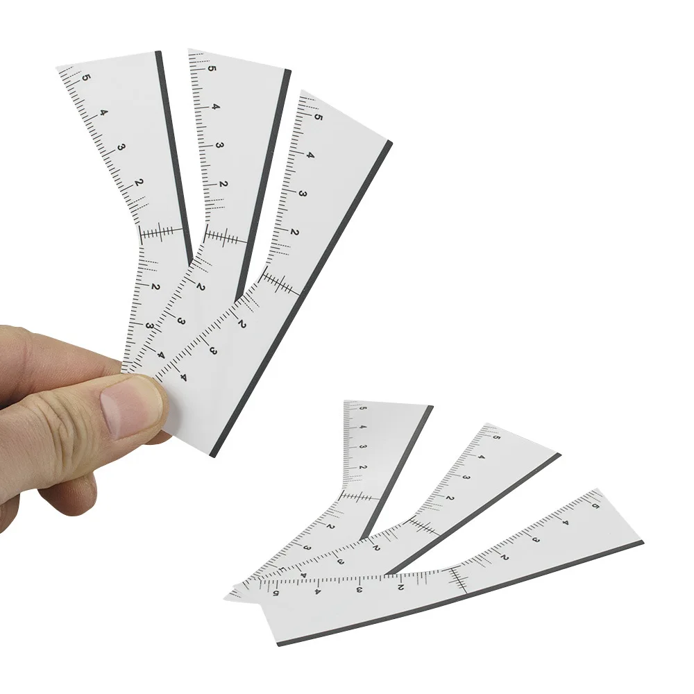 Disposable Eyebrow Ruler 25pcs/Pack Disposable Eyebrow Ruler Sticker Self-adhesive Eyebrow Tattoo Position Guide Permanent Makeup Mapping Stencils Tool