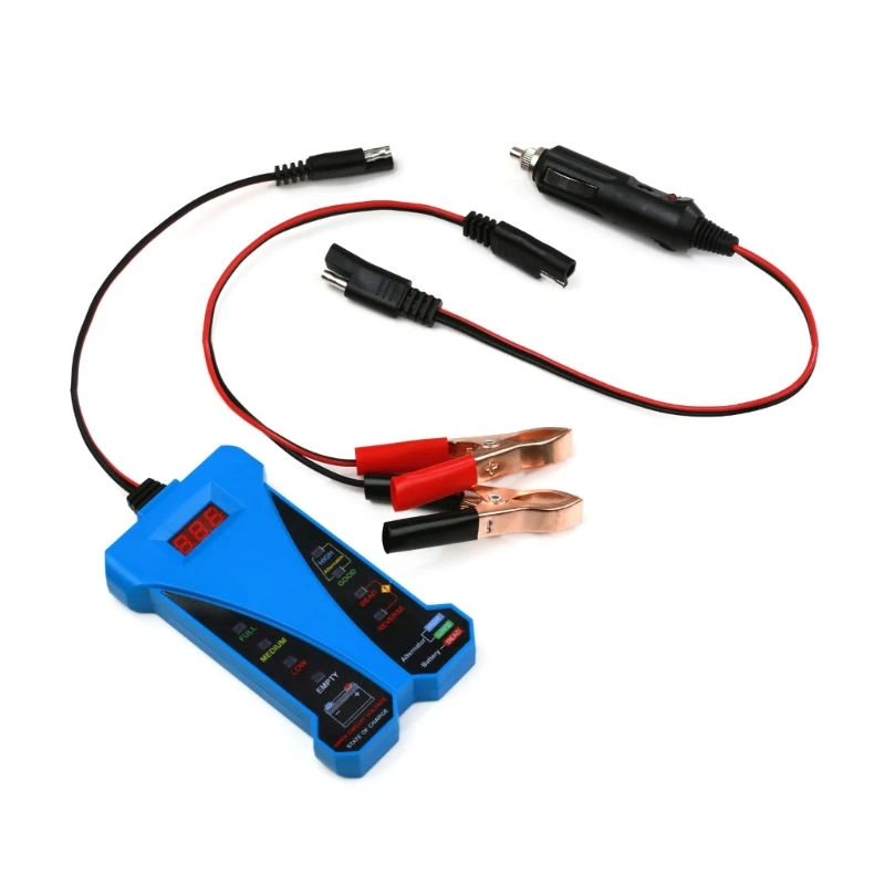

Car Battery Tester with LED Indication Accurate 12V Resistance Accuracy Analyzer Drop Shipping