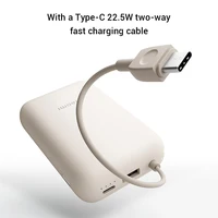 Xiaomi Built In Cable Power Bank 10000mAh 22.5W P15ZM Type-C Two way Fast Charging Mi Powerbank Portable Powerbank For iPhone 2