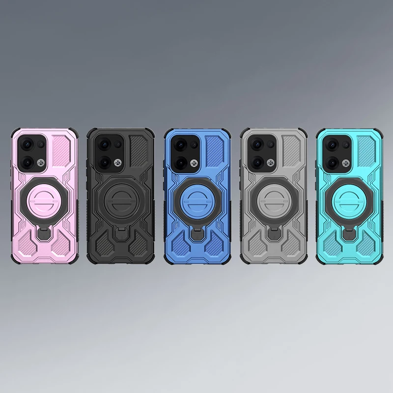 Shockproof Armor Protection Phone Case with Car Magnetic Holder