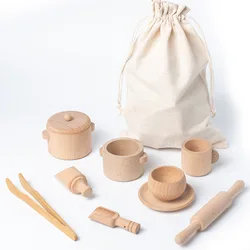 Montessori Sensory Enlighten Puzzle & Wooden Kitchen Tea Set for Early Childhood Education (Sensory Set)