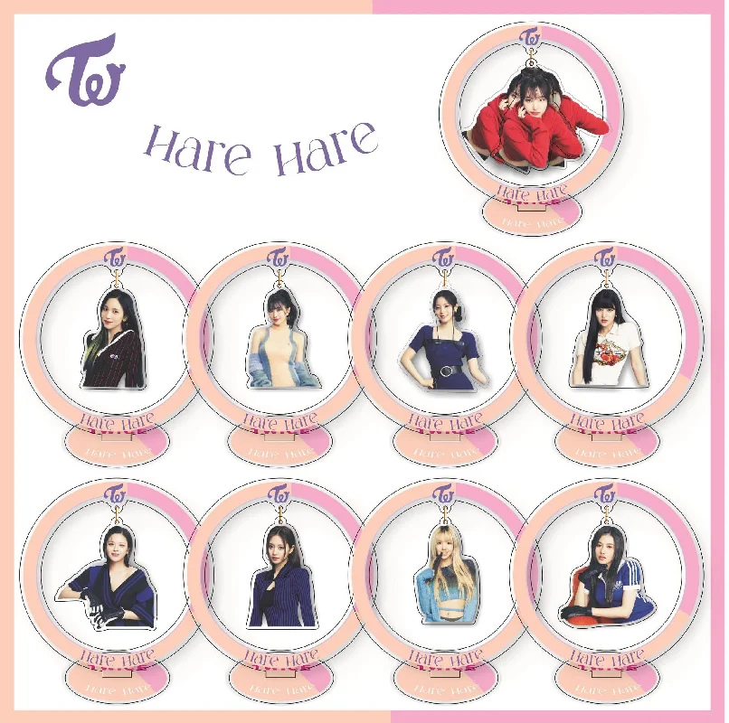 

NEW KPOP TWICE HD Acrylic Stand Action Figure Model Desktop Decorative MOMO Nayeon SANA MINA Fans Collection Gift