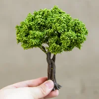 1Pcs Mini Simulation Wire Tree/Trunk Tree Model Height 10-15cm Plants Materials For Making Diy Sand Table Landscape Layout Kit 2